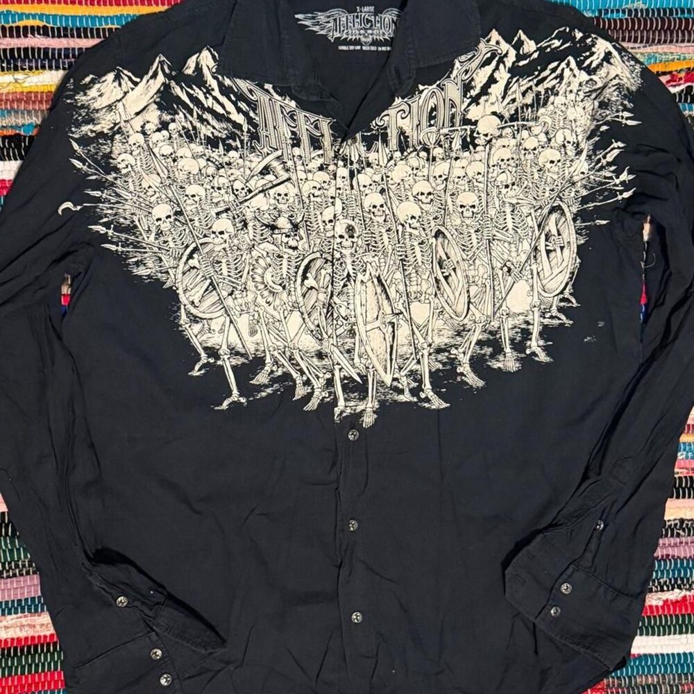 Affliction Men's multi Shirt